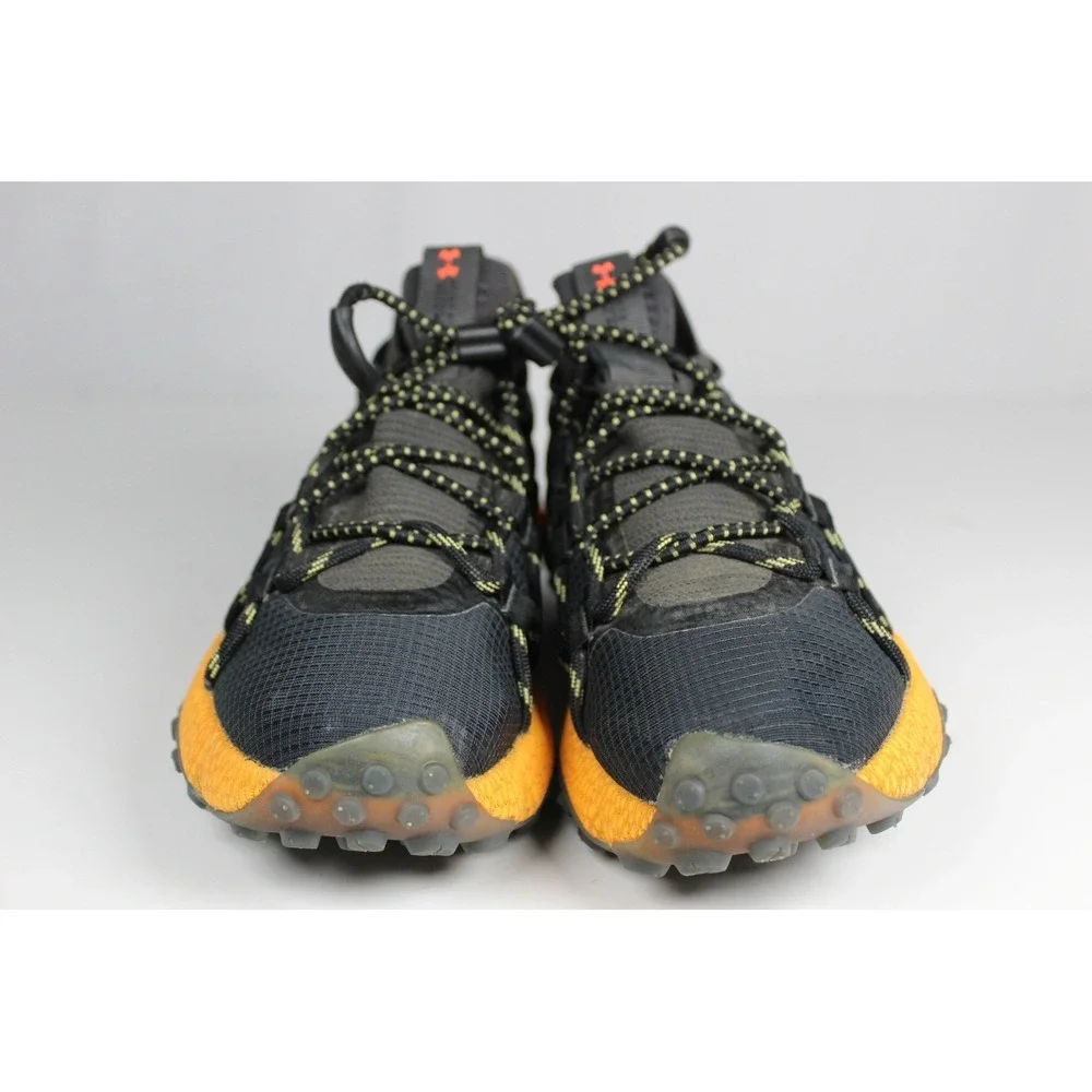 Under Armour Fat Tire Venture Black Orange Hiking Sneakers 3026620-001 Mens 7.5